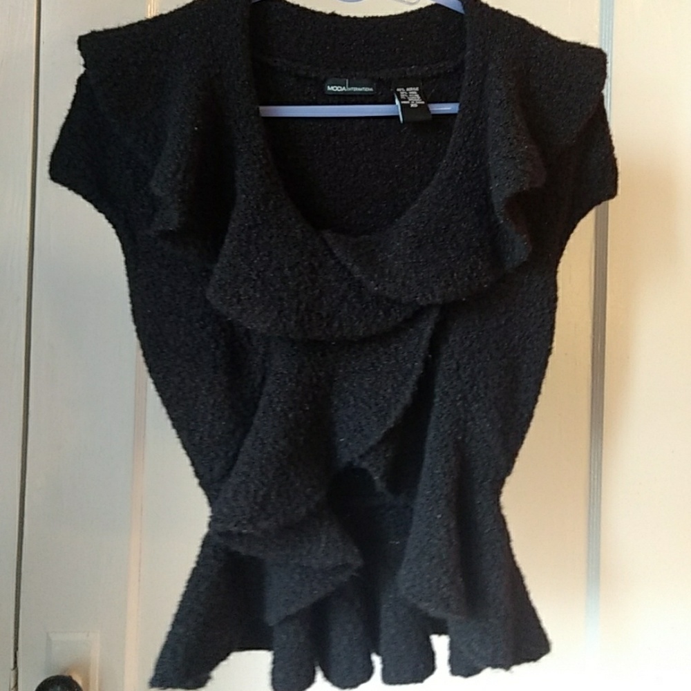 ❤Cap sleeve sweater